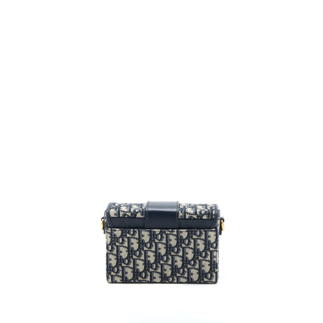 Top quality Dior 30 Montaigne Mini Box Bag Blue Oblique