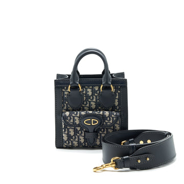 CHRISTIAN Top quality Dior Mini Oblique Tote Bag