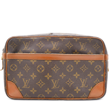 Louis-vuitton Monogram Compiegne 28 Leather Clutch Bag