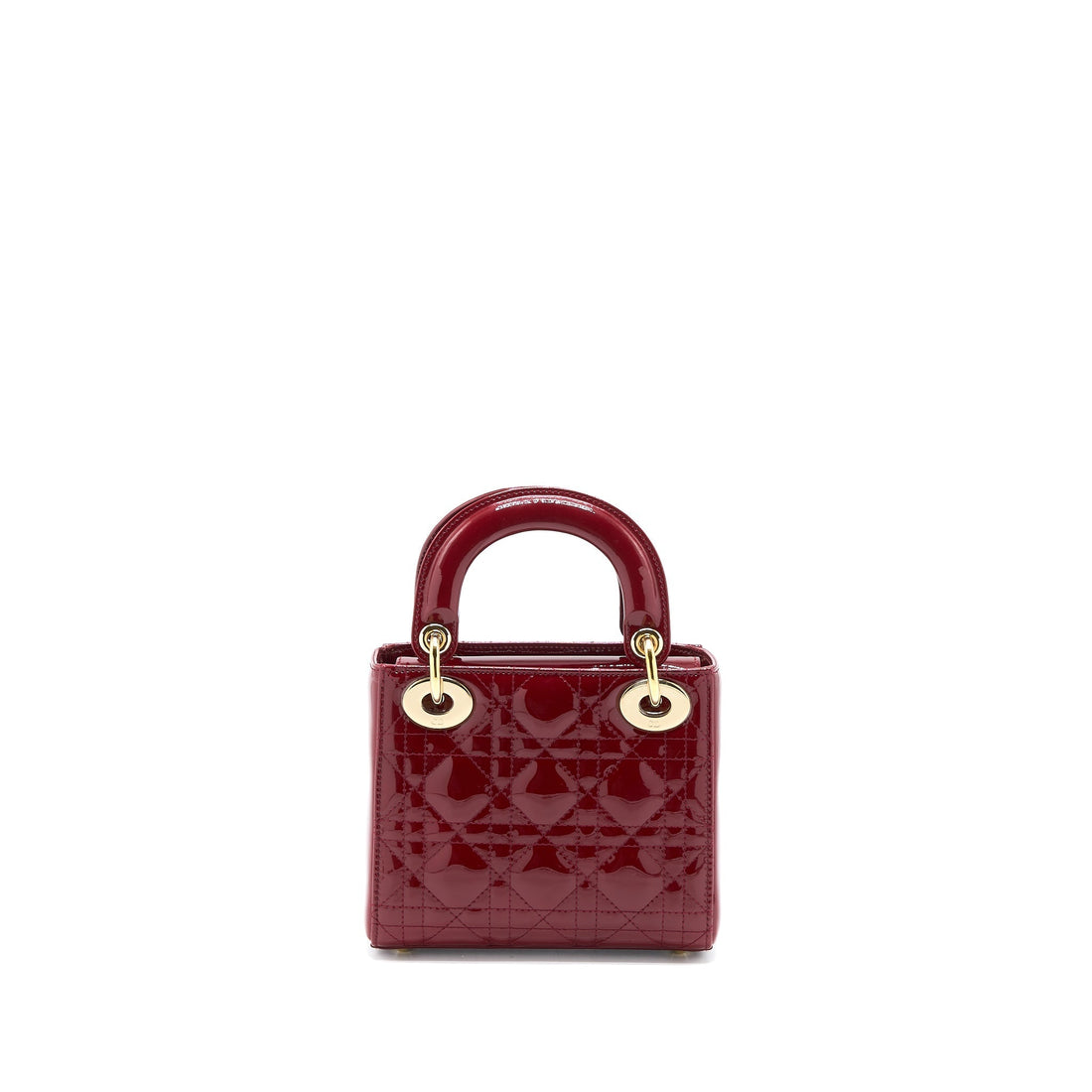 Top quality Dior Mini Lady Top quality Dior Patent Red