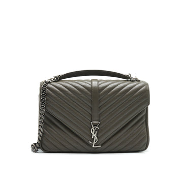 YSL COLLEGE LARGE SIZE OLIVE GREY COLOUR IN SHW