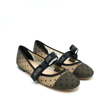 CHRISTIAN Top quality Dior Size 36.5 MISS J'ATop quality Dior NICELY-D ESPADRILLE FLATS