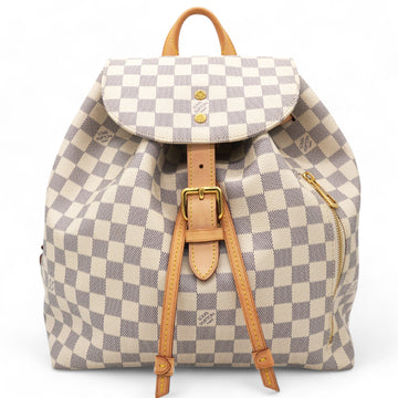 Louis-vuitton Damier Azur Sperone Backpack Grey