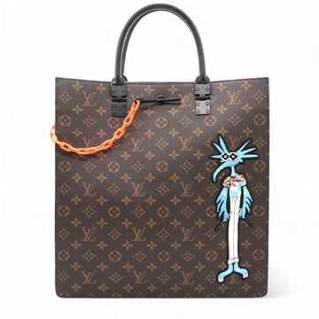 Louis-vuitton Monogram Embroidered Cartoon LV Friends Sac Plat