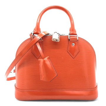Louis-vuitton Epi Alma BB Piment Orange