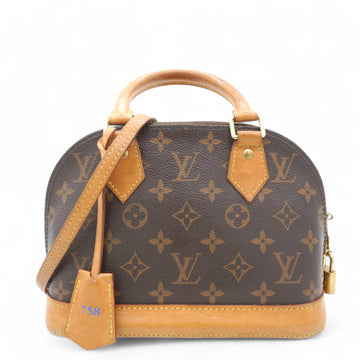Louis-vuitton Monogram Canvas Alma BB Brown