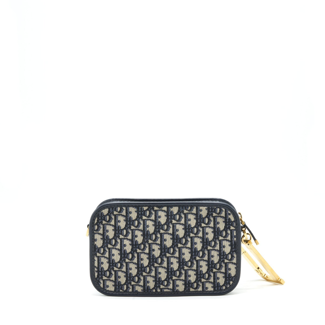 Top quality Dior Oblique Top quality Diorquake clutch with extra woven logo bag strap