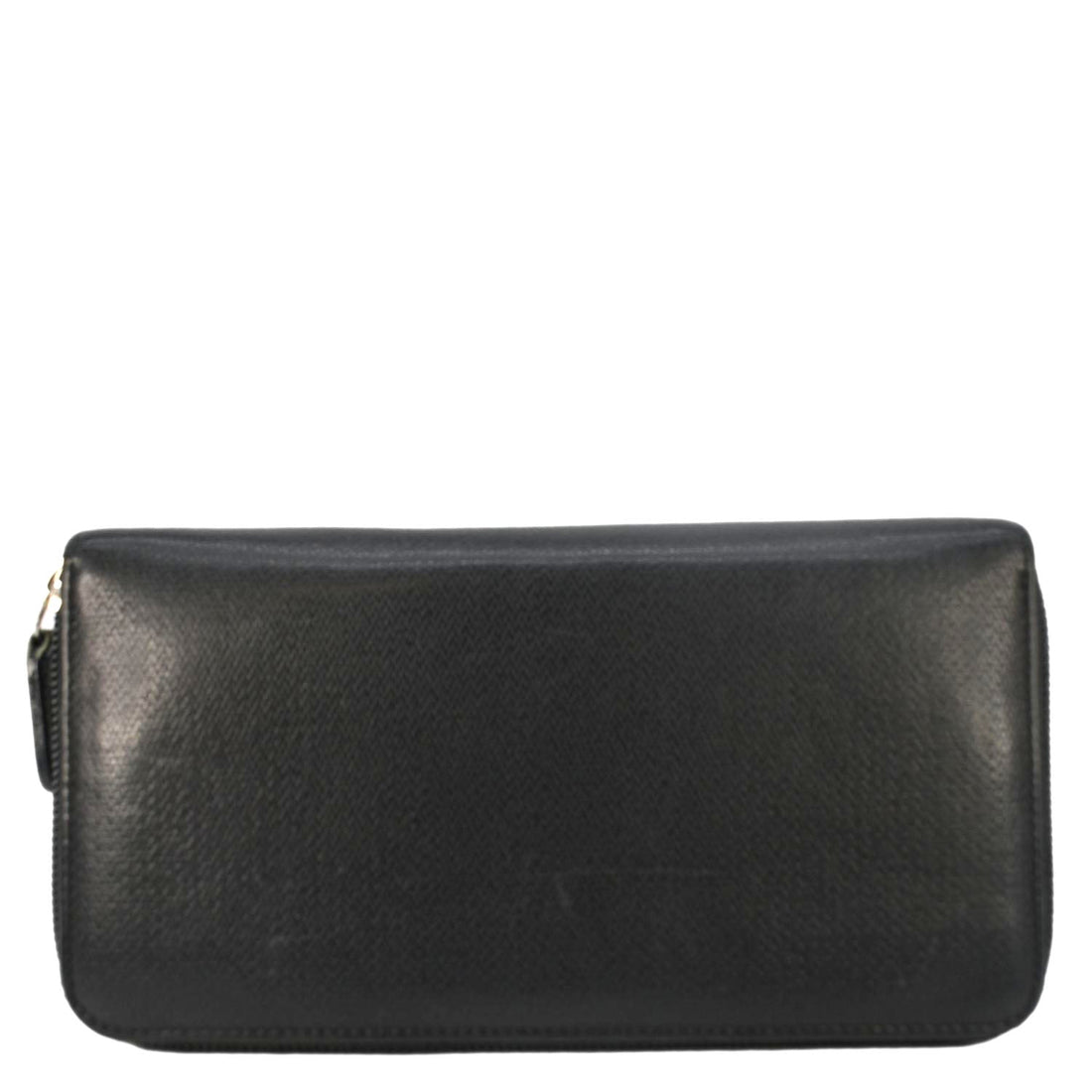 Pearl Street Bags Chanel Sevruga Leather Zip Around Wallet Black