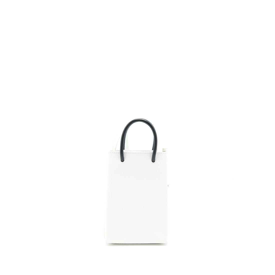 Balenciaga Mini Shopping Phone Pouch CalBNkin White/Multicolour SHW
