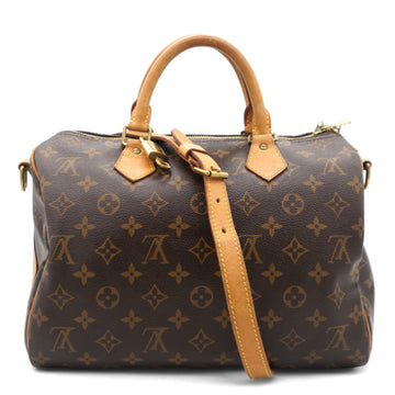Louis-vuitton Monogram Speedy 30 with Shoulder Strap