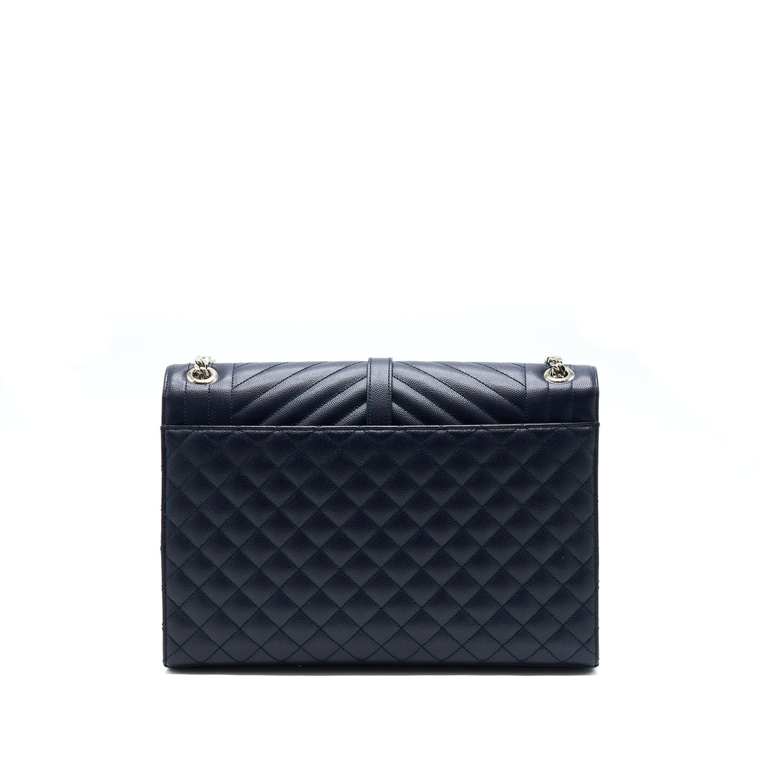 Saint Laurent Envelop Shoulder Bag CalBNkin Navy SHW