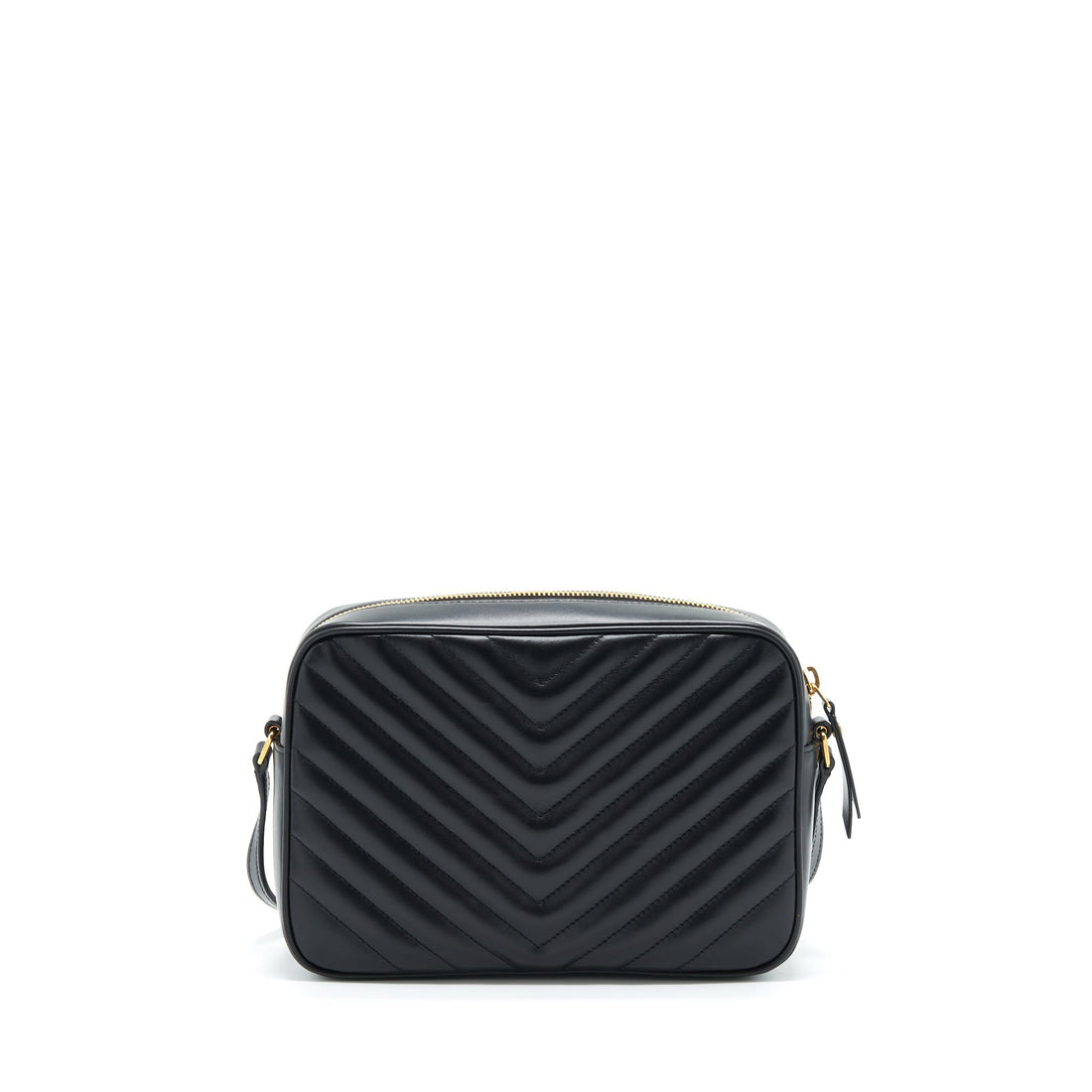 Saint Laurent/YSL Lou Camera Bag CalBNkin Black GHW