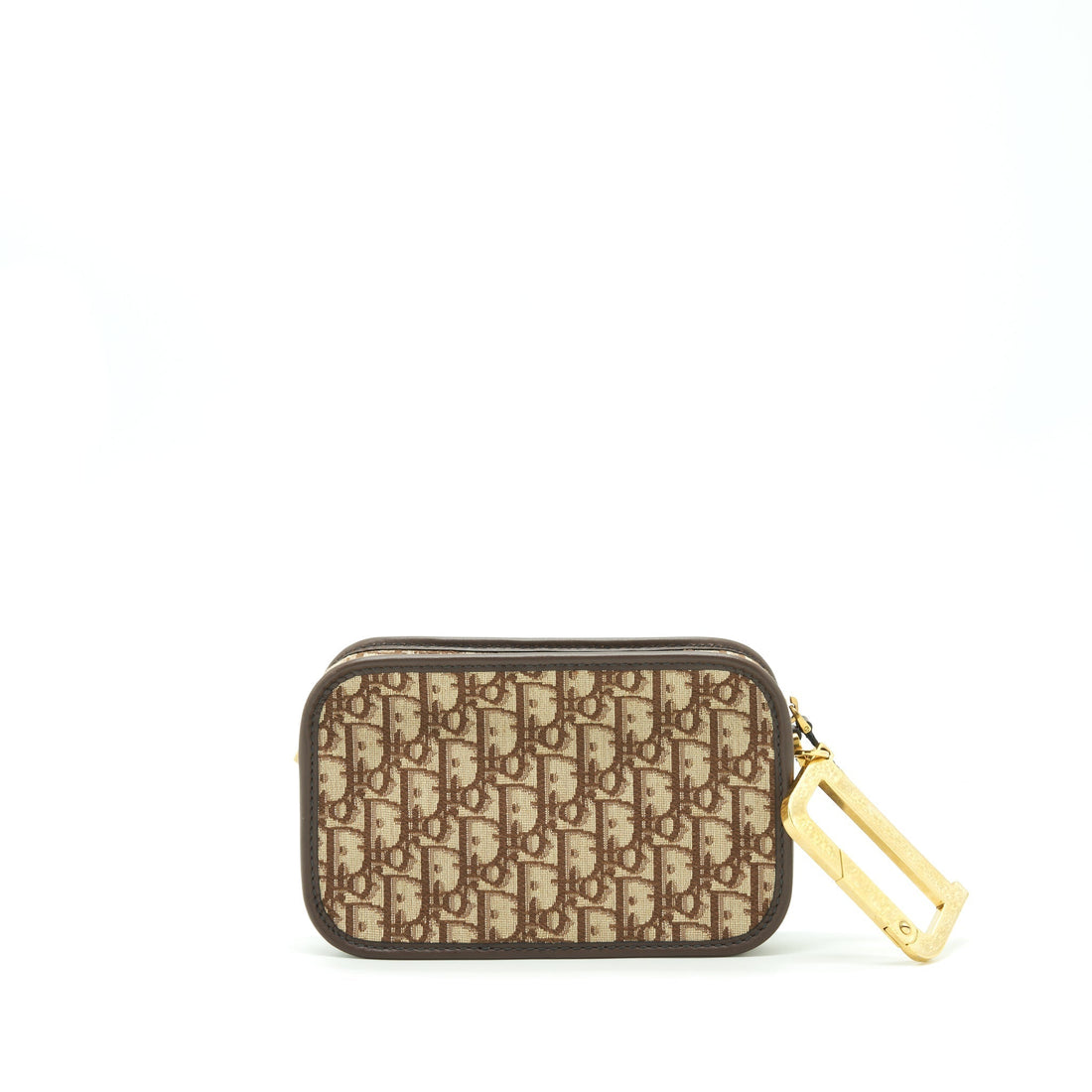 Top quality Dior Top quality Diorquake Pouch Brown Oblique Canvas