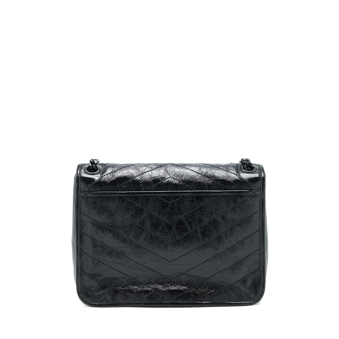 Saint Laurent Medium Niki Bag crinkled  so black