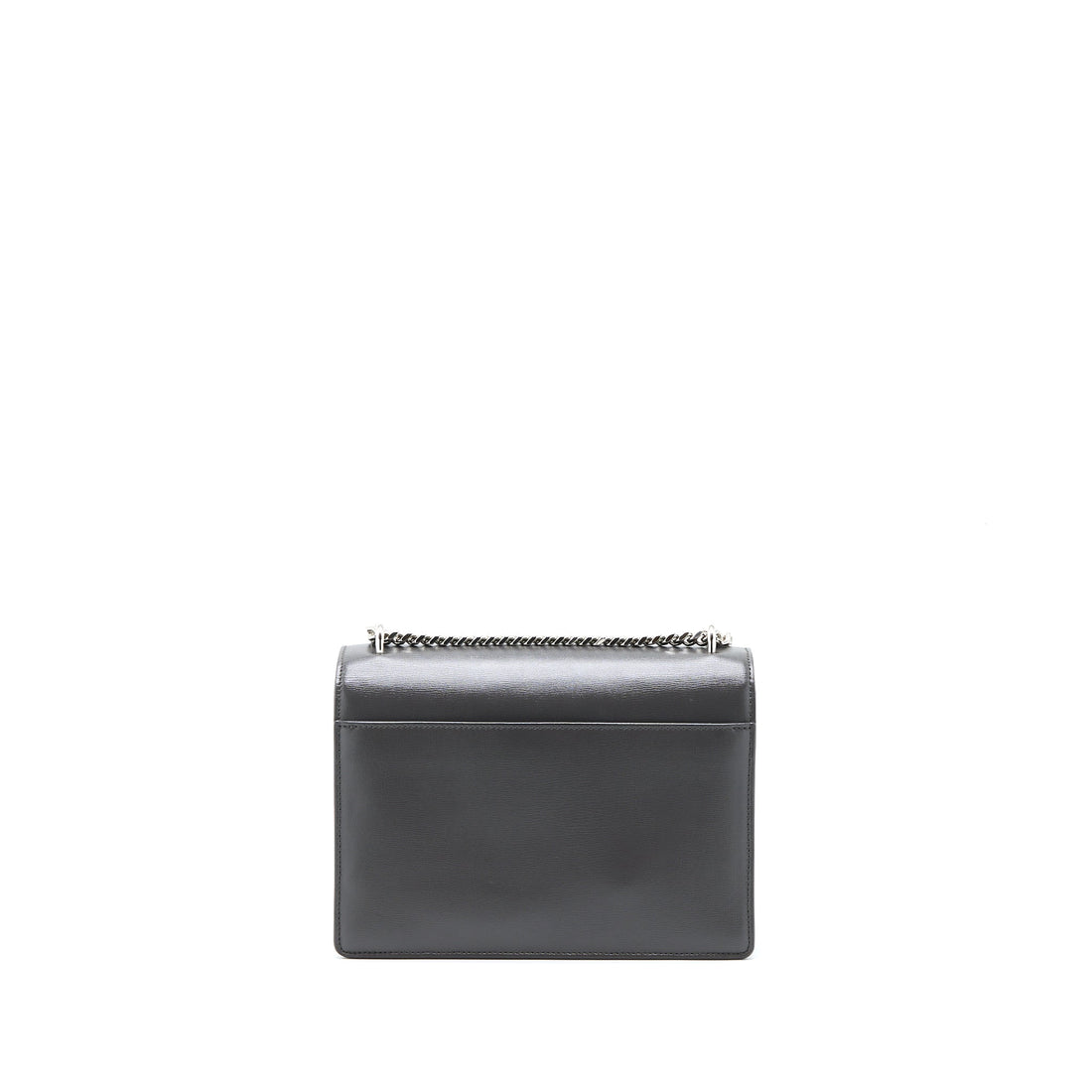 Saint Laurent Sunset Chain Bag CalBNkin Dark Grey SHW