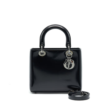 CHRISTIAN Top quality Dior MEDIUM LADY Top quality Dior CALFSKIN IN BLACK BHW