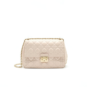 Christian Top quality Dior Cannage Leather Miss Top quality Dior Flap Bag in Light pink