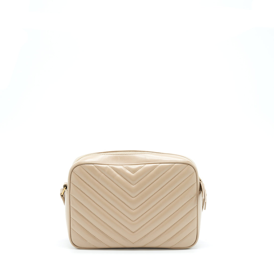 Saint Laurent Lou Camera Bag CalBNkin Dark Beige GHW