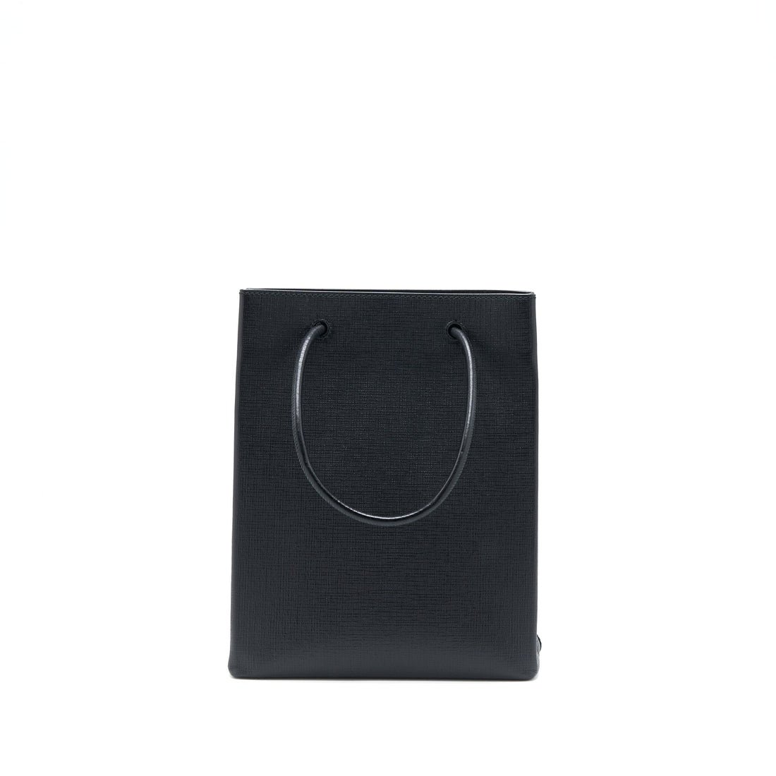 Balenciaga Top Handle Shopping Tote Bag CalBNkin Black SHW