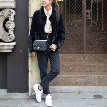 Chanel Pearl Classic Flap Bag