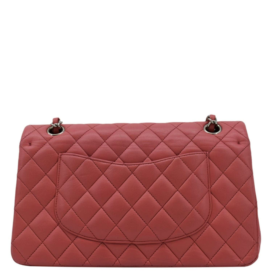 Pearl Street Bags Chanel Classic Double Flap Medium  Quilted Leather Shoulder Bag Salmon Pink