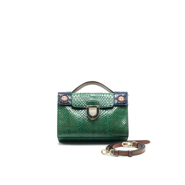 Christian Top quality Dior Python Clutch/ Crossbody Bag Multi Colour