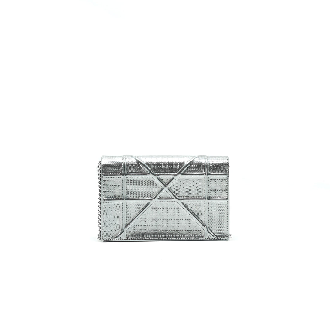 Top quality Dior Top quality DiorAMA WALLET ON CHAIN SILVER