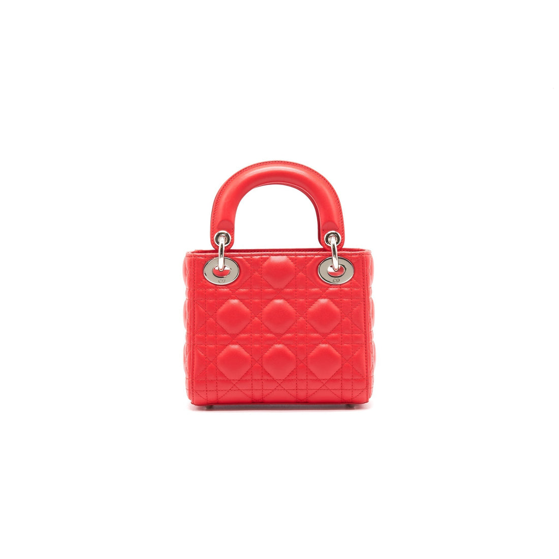 Top quality Dior Lady Top quality Dior Mini Tomato Red With Small Scarf