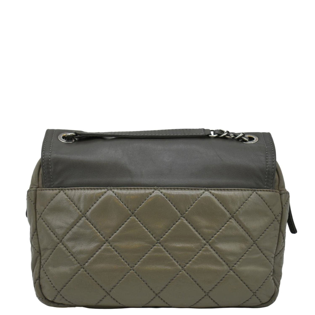 Pearl Street Bags Chanel In The Mix Flap Quilted Leather Shoulder Bag Grey
