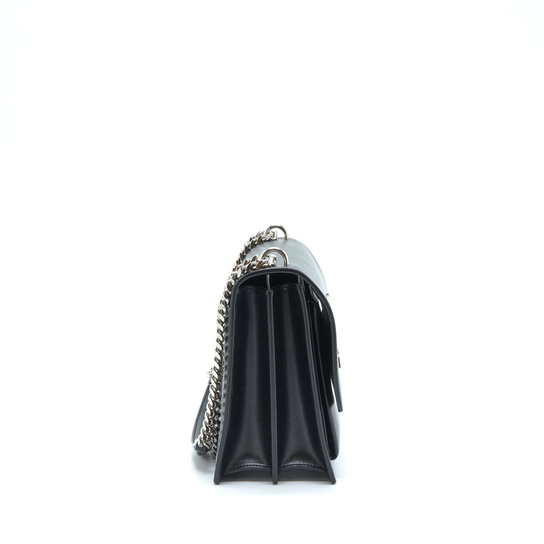 Saint Laurent/YSL Medium Sunset Bag CalBNkin Black SHW