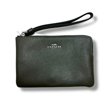 Wristlet Designer By Coach, Size: Small GREEN