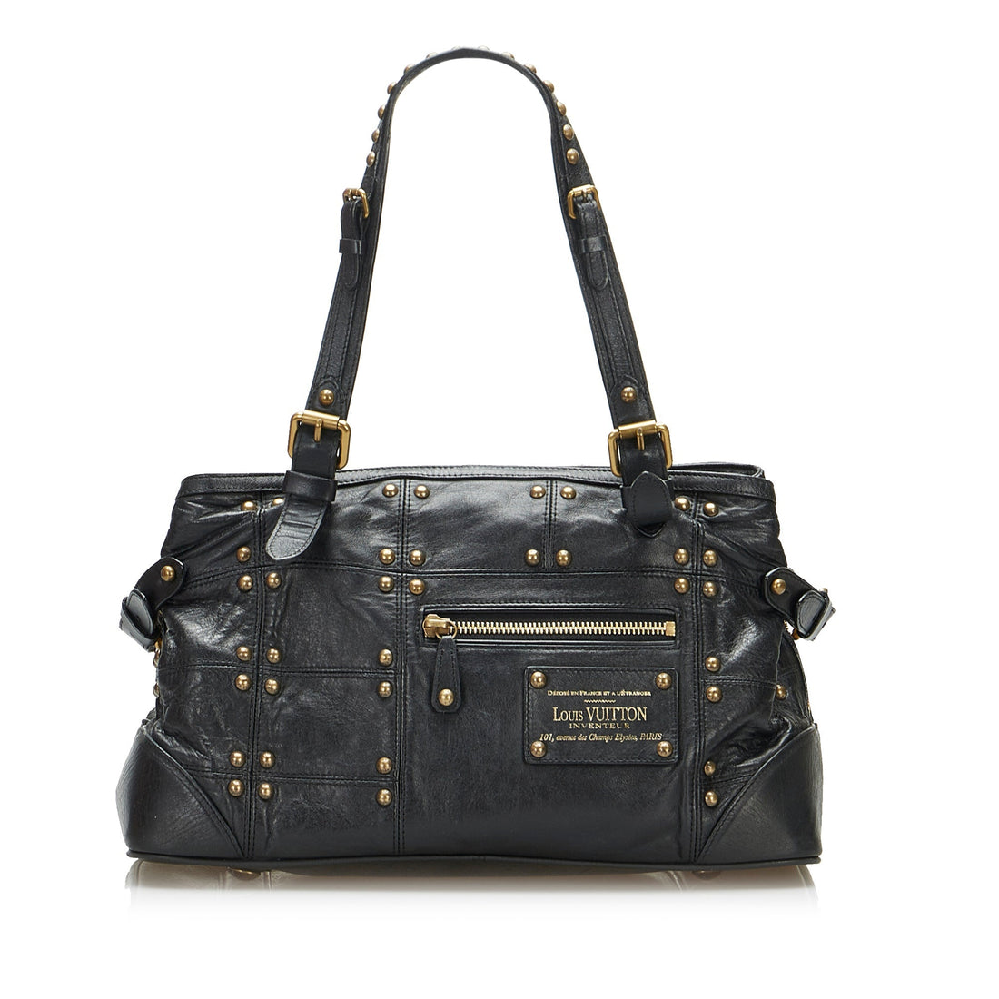 Louis Vuitton Sac Riveting Black
