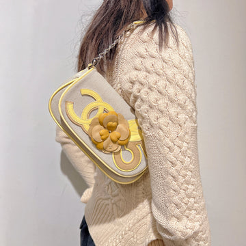 Chanel  Camellia Coco Mark Shoulder Bag