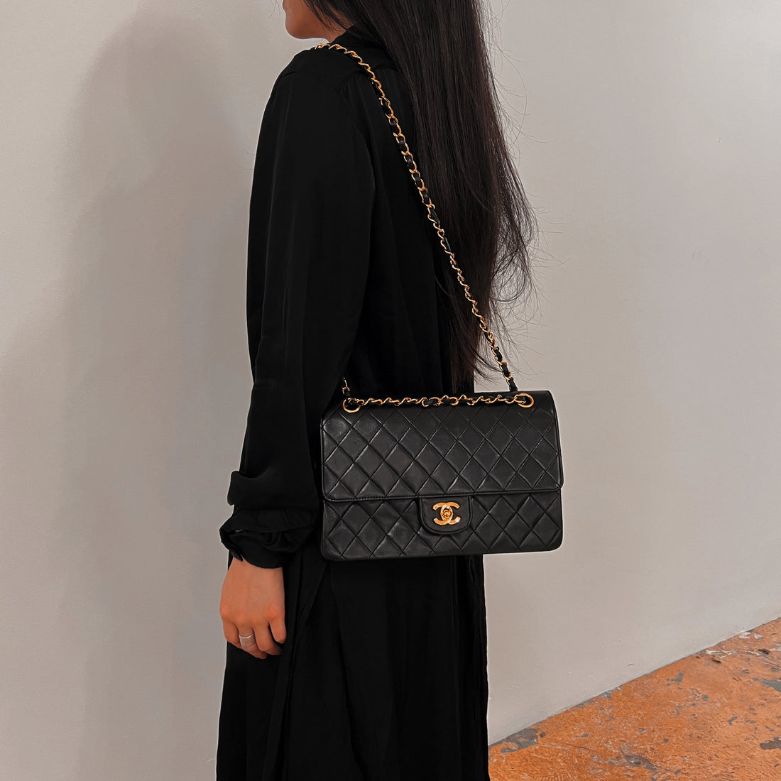 Chanel  24K Gold Classic Flap Bag Medium Size