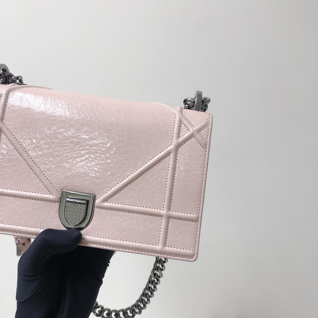 Small Diorama Pink Crackled New 1:1 Repl
