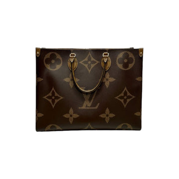 Louis-Vuitton On the go GM Reverse Monogram Large Brown GHW