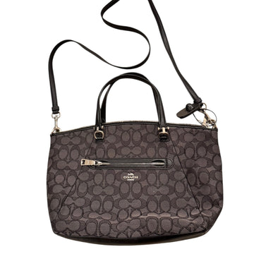 Handbag Designer By Coach In Black, Size:Medium