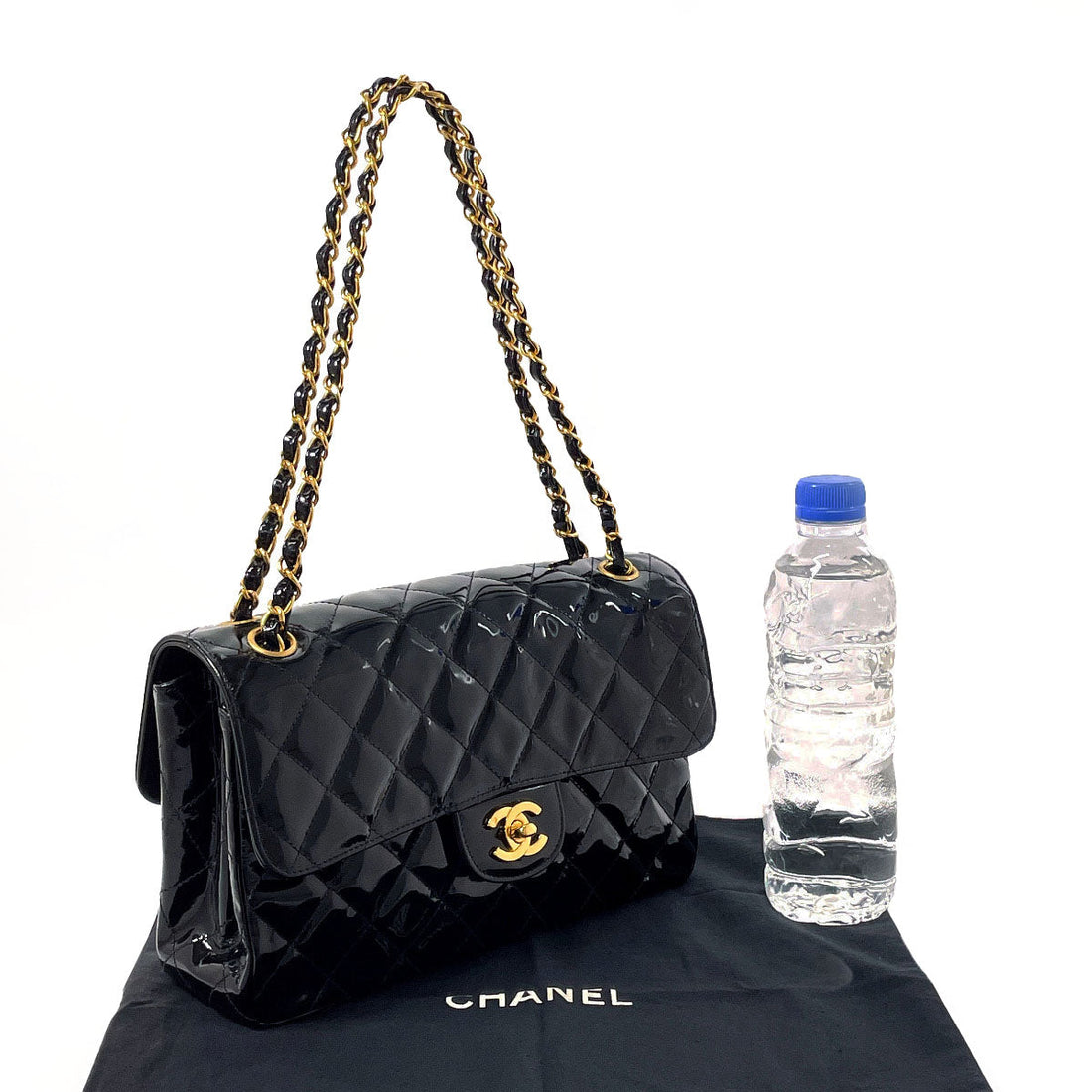 Chanel  Leather Matelasse Chain Shoulder Bag