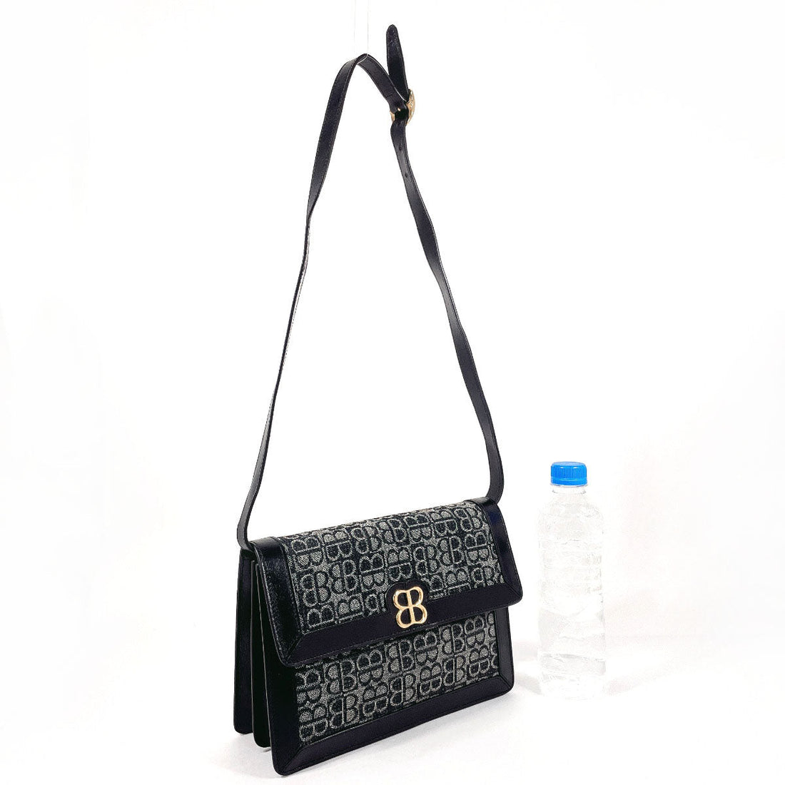 Balenciaga Canvas Leather BB Logo 2WAY  Shoulder Bag