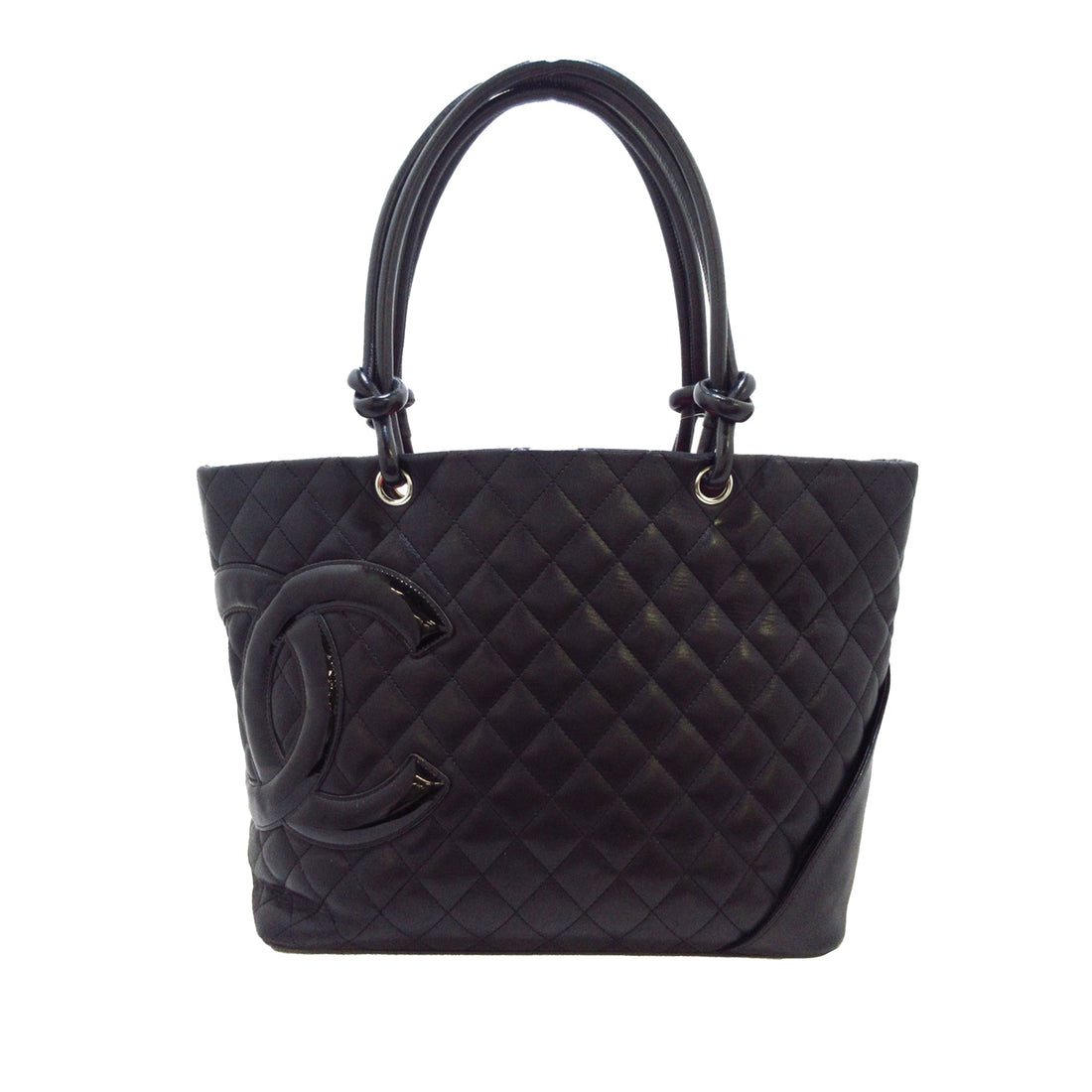 Black Top Quality Chanel Large Cambon Ligne Tote