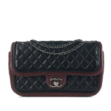 CHANEL Medium Quilted Twist Flap Shoulder Bag