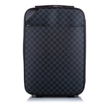 Louis-Vuitton Damier Graphite Pegase Light 55 Black