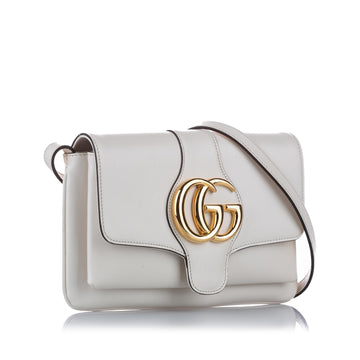 Gucci Arli Leather Crossbody Bag White
