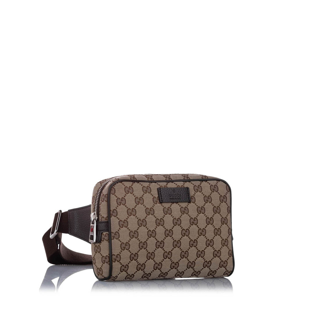Gucci GG Canvas Belt Bag Brown