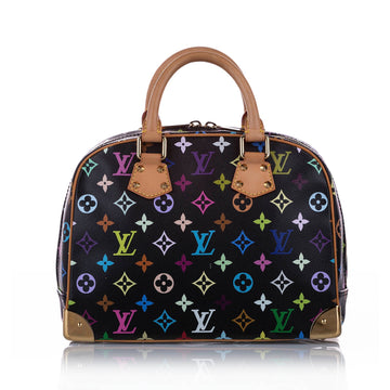 Louis-Vuitton Monogram Multicolore Trouville Black