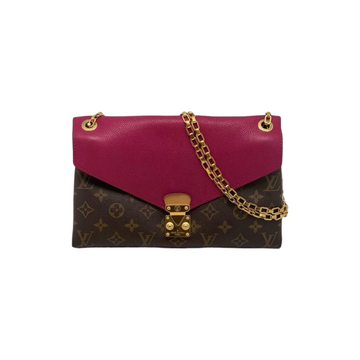 Louis-Vuitton Monogram Pallas Chain Red GHW