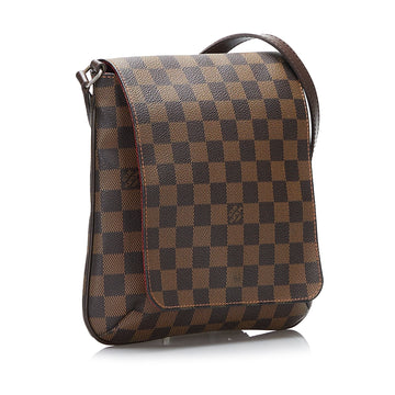 Louis Vuitton Mtte Salsa Long Strap Damier Ebene Canvas