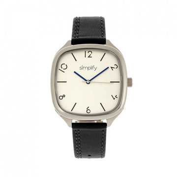Simplify The 3500 Leather-Band Watch