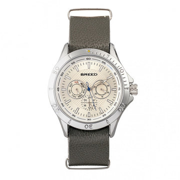Breed Dixon Leather-Band Watch w/Day/Date