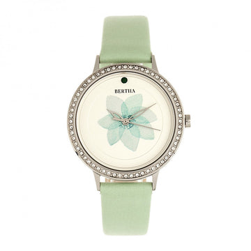 Bertha Delilah Leather-Band Watch